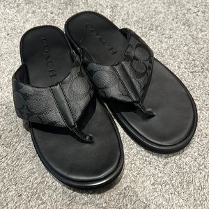 Coach men’s flip flops